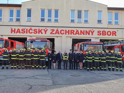 Prezident republiky podpořil hasiče a projekt vzdělávání osob