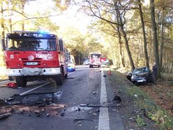 Vážná nehoda na výpadovce Plzeň - Klatovy