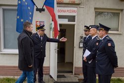 Ministr vnitra navštívil brněnské hasiče