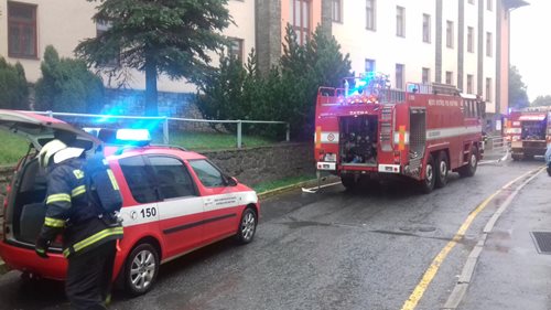 Svatý Hostýn se stal místem taktického cvičení hasičů