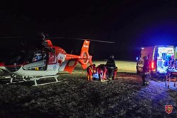 Při požáru bytu v Ondřejově byl zraněn člověk