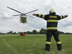 Hasiči „trénovali“ pro případ velkého lesního požáru