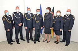 Slavnostní předání služebních medailí 