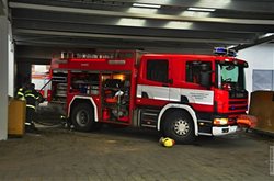 Požár v šatnách průmyslového areálu v Hranicích