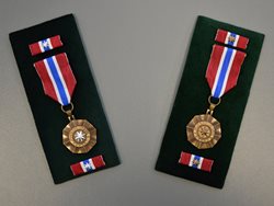 Středočeští hasiči převzali medaile za dlouholetou službu