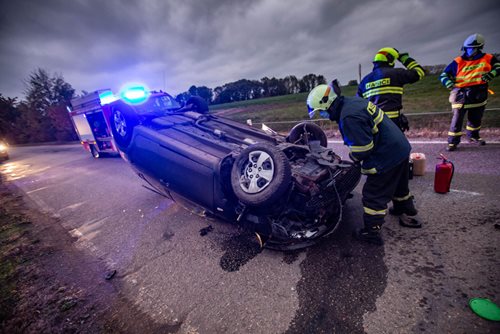 Dopravní nehoda v Náhořanech 