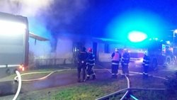 Na Znojemsku hořelo v rodinném domě