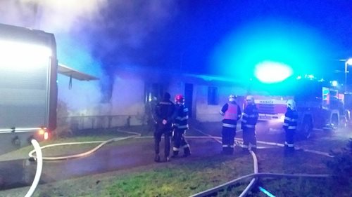 Na Znojemsku hořelo v rodinném domě