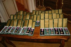 Slavnostní předání služebních medailí Za věrnost příslušníkům HZS Ústeckého kraje