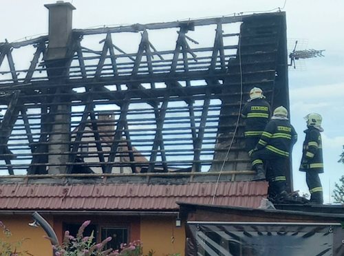 Požár v Kopidlně způsobil milionovou škodu, zásah trval téměř tři hodiny