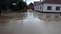 Vysočinu zasáhla bouřka