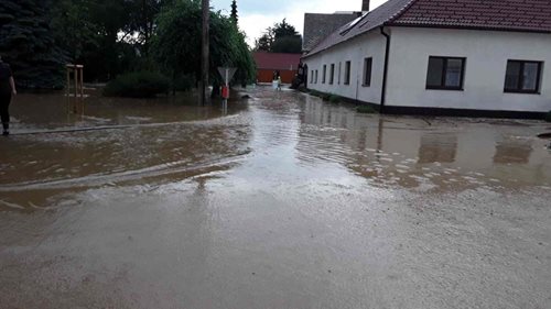 Vysočinu zasáhla bouřka