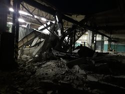 V Tachově se propadla část střechy jedné z hal