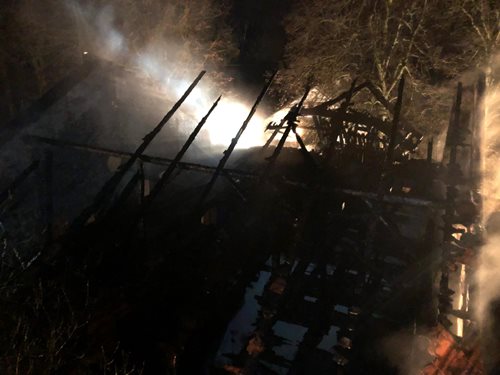 Druhý stupeň poplachu byl vyhlášen při  požáru ve Stráži nad Nežárkou
