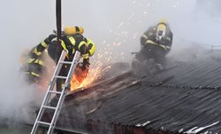 V Kraslicích vyhořela budova místních lesních hospodářů