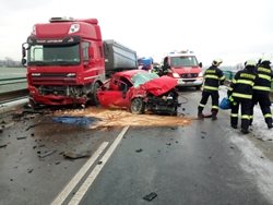 Nehoda s vyproštěním u Ševětína