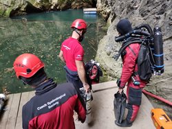  Potápěči pražských hasičů se zúčastnili výcviku 