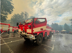 Na pomoc s likvidací lesních požárů v Českém Švýcarsku byly vyslány i odřady HZS krajů a ZÚ HZS ČR