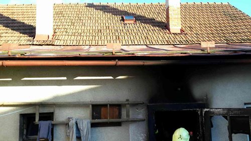 V Pěnčíně v Olomouckém kraji hořel rodinný dům