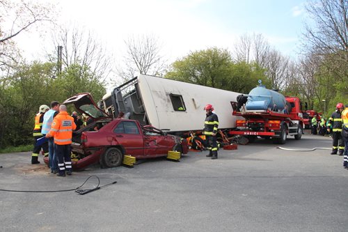 Cvičení složek IZS prověřilo jejich spolupráci