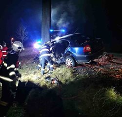 Hasiči vyprošťovali ve Svitavách, řidič svému zranění na místě podlehl