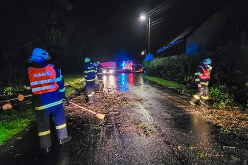 Přes dvě stovky událostí spojených s bouřkou