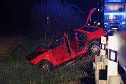 Tragická dopravní nehoda tří osobních vozidel na Olomoucku.VIDEO