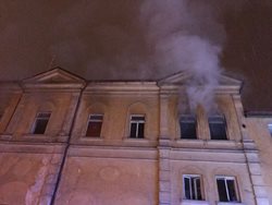 V Karlových Varech hořela bývalá tělocvična