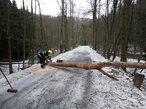 Zhoršené klimatické podmínky zvýšily počet zásahů