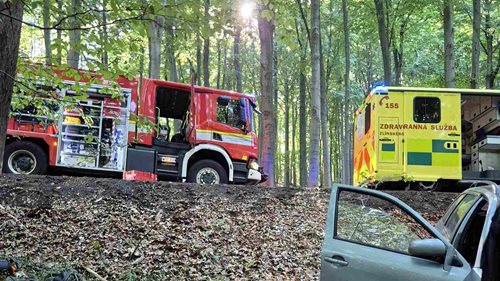 Tragická nehoda na Zlínsku. Senior s autem narazil do stromu, resuscitace byla neúspěšná