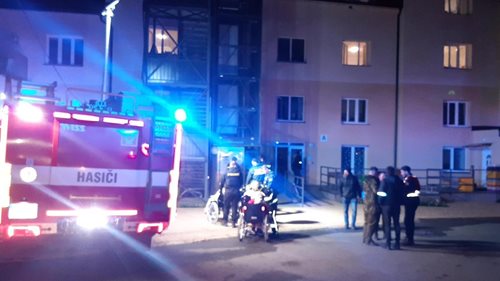 Požár v domově seniorů