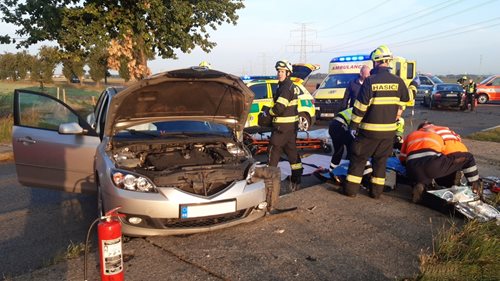 Vážná nehoda u obce Veliký Brázdim