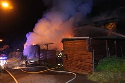 Požár domku se stolařskou dílnou na Opavsku se škodou 4 miliony korun