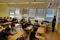 Zlínští hasiči přednášeli gymnazistům
