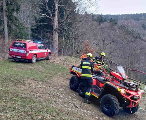 Nepřístupný terén neohrozil zásah IZS