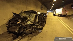 Vážná nehoda v tunelu Branisko: vrtulník musel zasáhnout