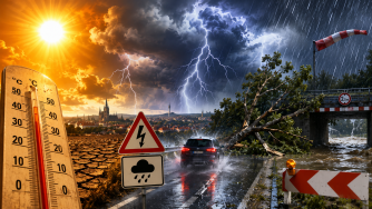 Meteorologové varují před tropickými teplotami i silnými bouřkami. Zjistěte, kterých oblastí se výstraha týká