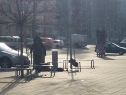 Hasiči evakuovali budovu v centru Zlína