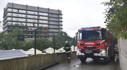 Požár při rekonstrukci hotelu se nerozšířil