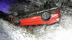 Námraza potrápila řidiče včera večer na Svitavsku a Orlickoústecku