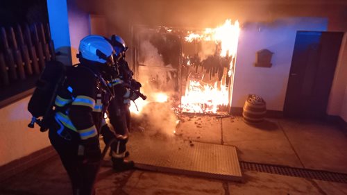 Požár domu zastavil rychlý zásah