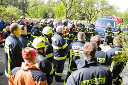 Taktické cvičení: Do pátrání po zraněných kamarádech se zapojilo 150 příslušníků