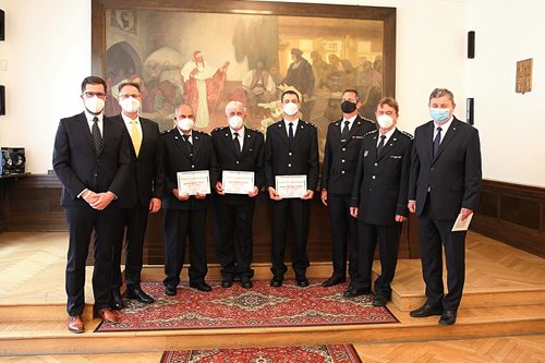 V Rokycanech ocenili příslušníky územního odboru