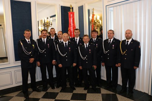 HZS Plzeňského kraje rozdal na zámku Kozel medaile