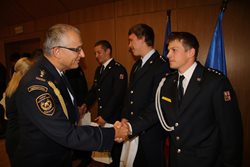 Hejtman Libereckého kraje a ředitel HZS LK ocenili reprezentanty hasičských disciplín