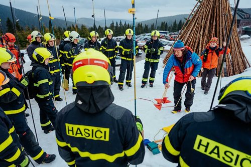 Záchrana v lavině vyžaduje dokonalou souhru