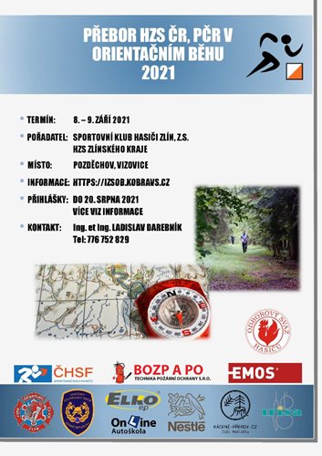 Pozvánka na přebor hasičů a policistů v orientačním běhu