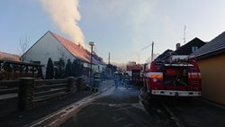 V požárišti shořelého domu v Horní Plané byla nalezena mrtvá osoba