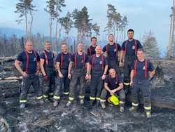 Pražští hasiči pomáhají v Hřensku