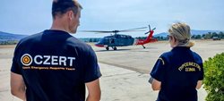 Pozemní týmy hasičů a záchranářů už vyrazily do Řecka